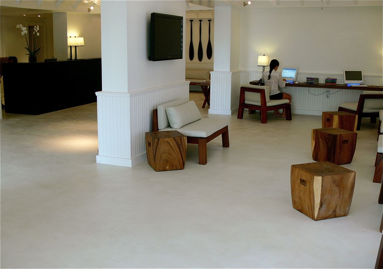 Why use waxed concrete Silex élément